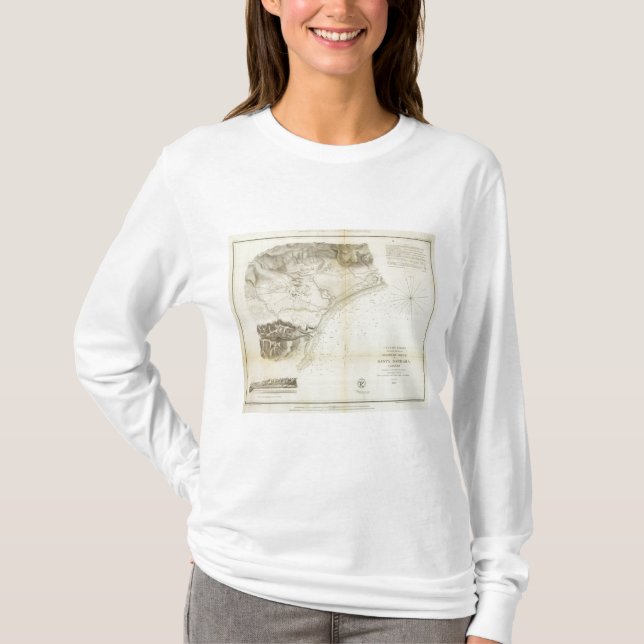 T-shirts Santa Barbara, Calif (Frente)