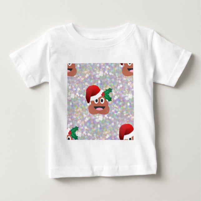 T-shirts santa claus emoji (Frente)