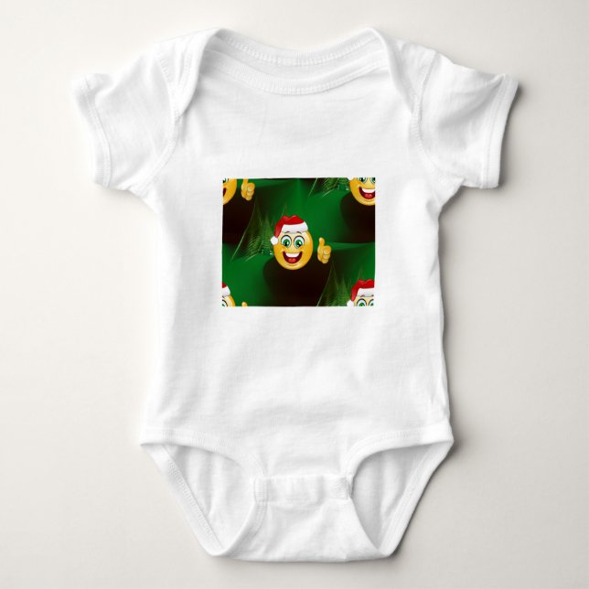 T-shirts santa claus emojis (Frente)