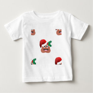 T-shirts santa claus poop emoji
