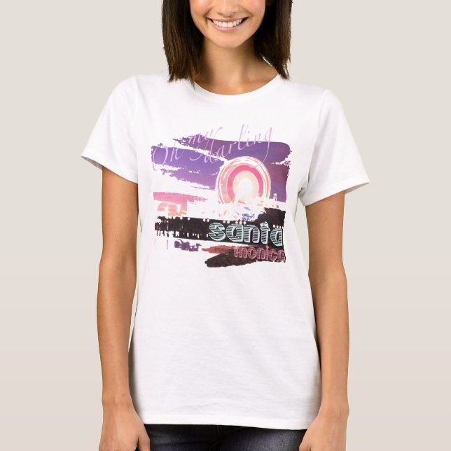 T-shirts Santa Monica (Frente)