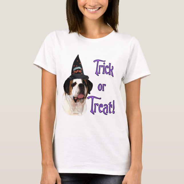 T-shirts Santo Bernard Trick (Frente)