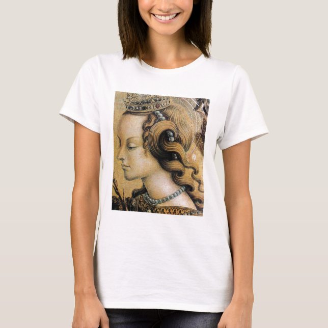T-shirts Santo Catherine de Alexandria (Frente)