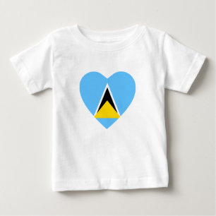 T-shirts Santo Lucia Flag Heart Shirt