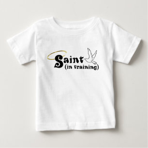 T-shirts Santo no treinamento de bebês com asas