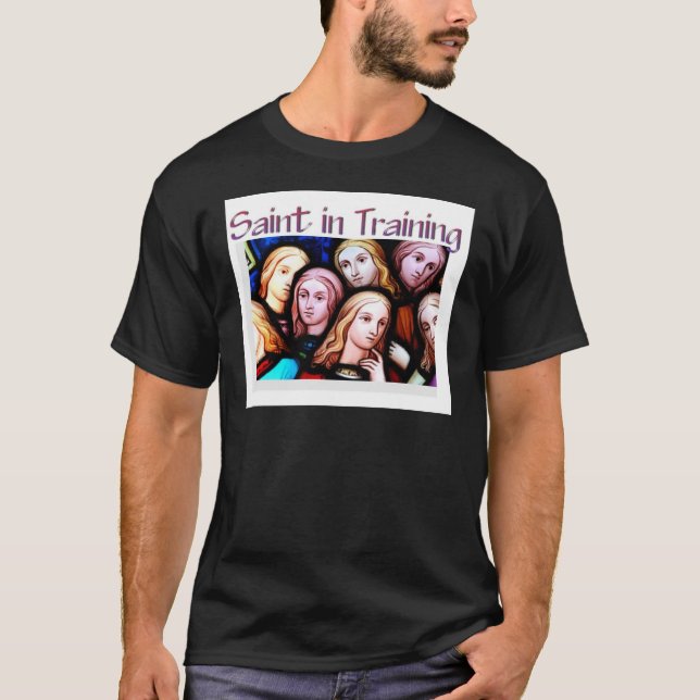T-shirts Santo no treinamento II (Frente)