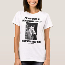 T-shirts Santo padroeiro da eletricidade moderna (Nikola
