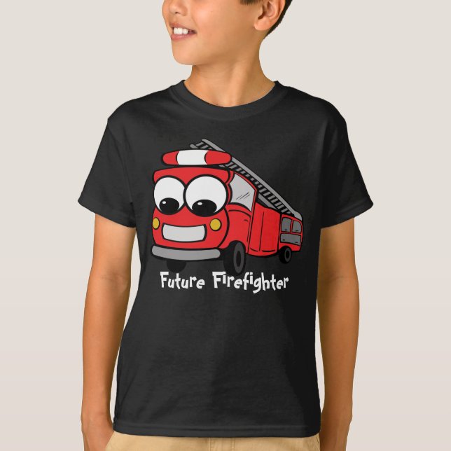 T-shirts Sapador-bombeiro de Futur - preto (Frente)