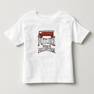 T-shirts Sapador-bombeiro do futuro da viatura de incêndio