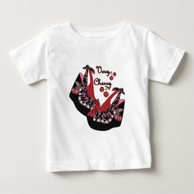 T-shirts Sapatos RAB Rockabilly Muito Cereja (Frente)