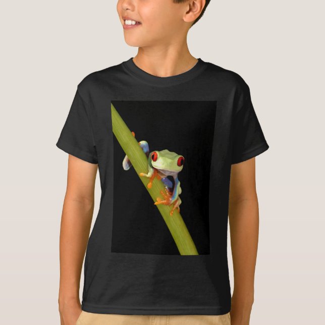 T-shirts sapo de árvore eyed vermelho (Frente)