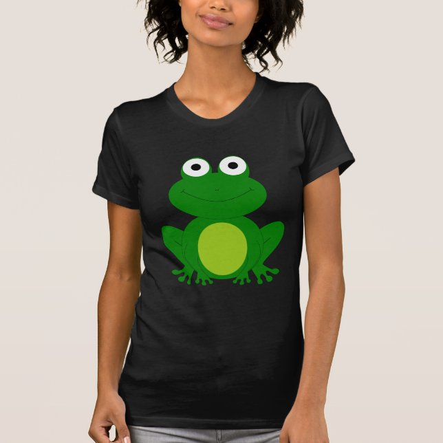 T-shirts Sapo encantador dos desenhos animados (Frente)
