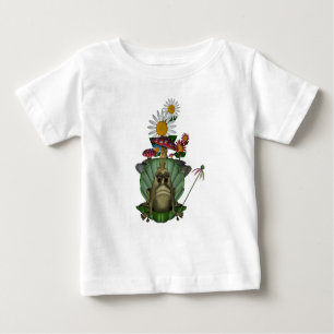 T-shirts Sapo Princesa Cogumelos Flores