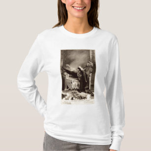 T-shirts Sarah Bernhardt (1844-1923) como Hamlet no 1899