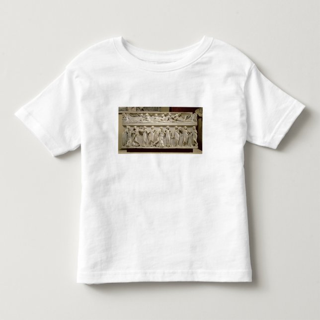 T-shirts Sarcófago dos musas, romano (mármore) (Frente)