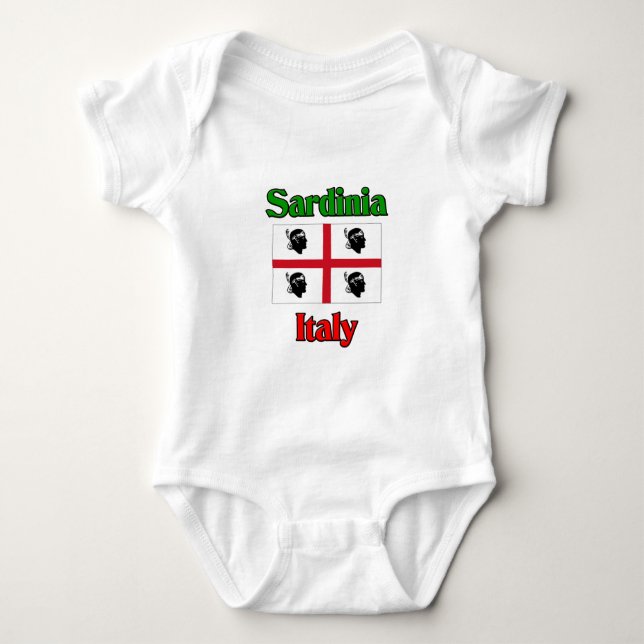 T-shirts Sardinia Italia (Frente)