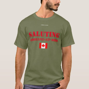 T-SHIRTS SARGENTO DE SAUDAÇÃO NOS BRAÇOS