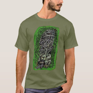 T-shirts Sargento Zombie, por Brian Benson