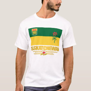 T-shirts Saskatchewan Flag Roupa