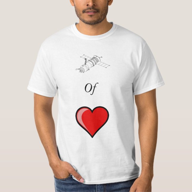 T-shirts Satélite do T do amor! (Frente)