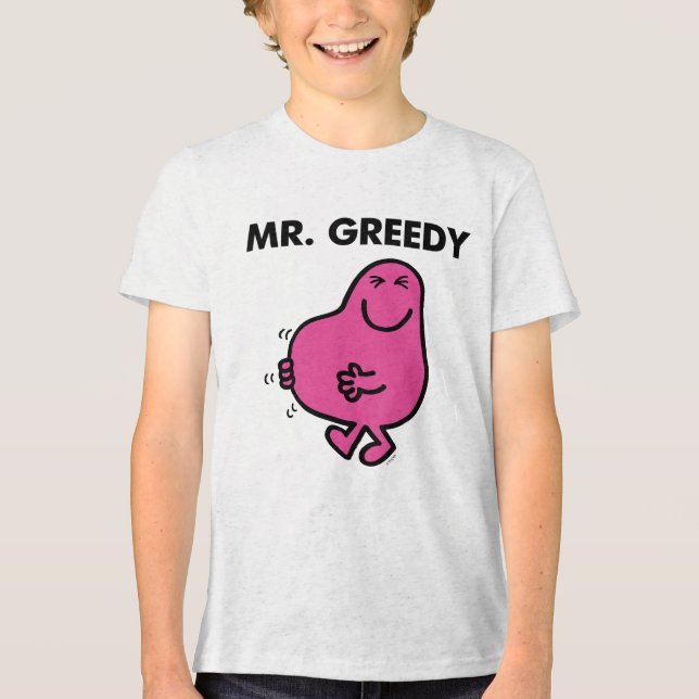 T-shirts Satisfeito Sr. Greedy (Frente)