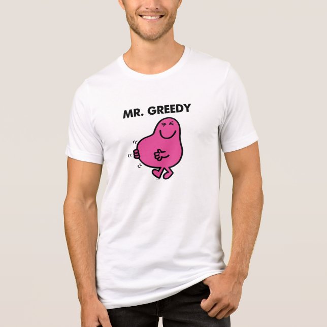T-shirts Satisfeito Sr. Greedy (Frente)