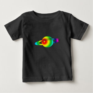 T-shirts Saturn psicadélico