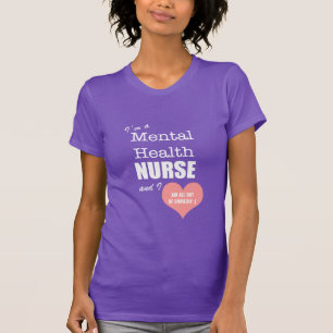 T-shirts Saúde mental Enfermeira-Toda fora da empatia!