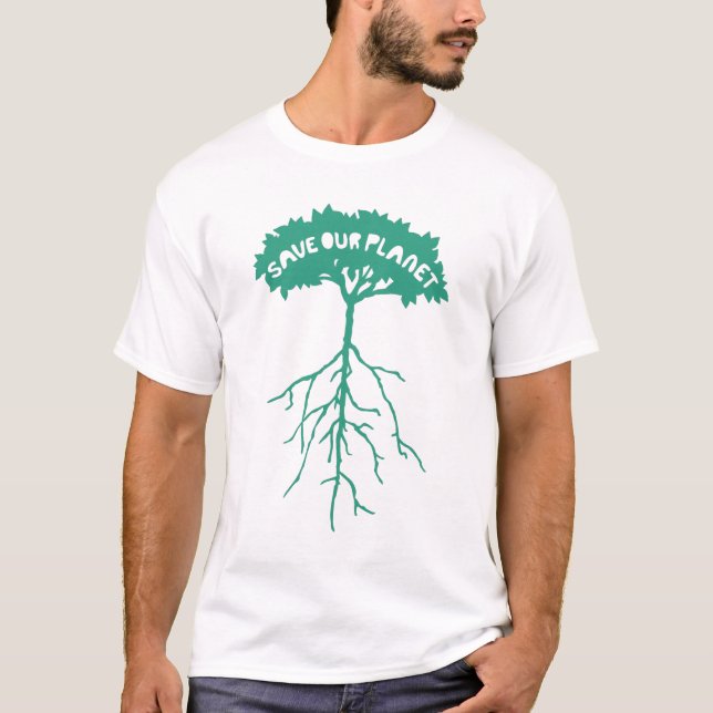 T-shirts saveourplanet (Frente)