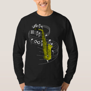 T-shirts Saxofone