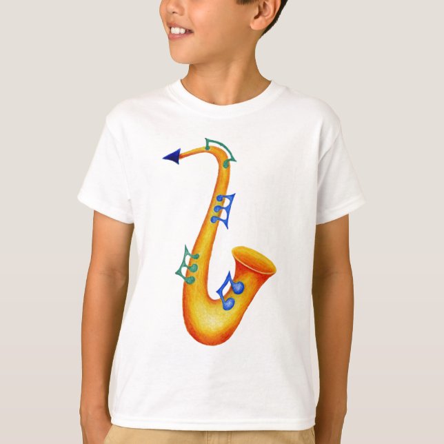 T-shirts Saxofone (Frente)