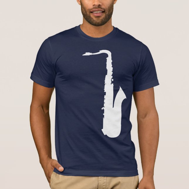 T-shirts saxofone (Frente)