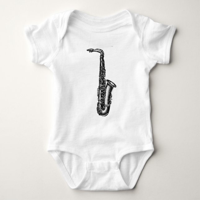 T-shirts Saxofone do alto (Frente)