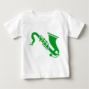 T-shirts Saxofone - Grass Green