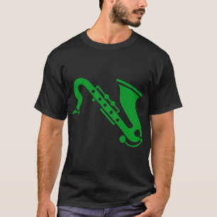 T-shirts Saxofone - Verde Grama