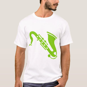 T-shirts Saxofone - Verde Marciano