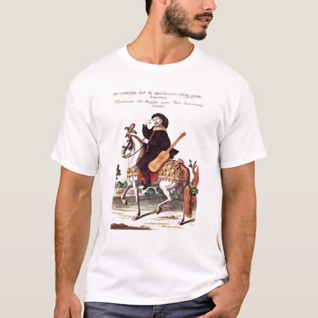 T-shirts Scaramouche a cavalo (Frente)