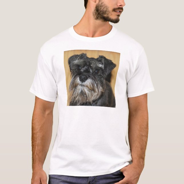 T-shirts Schnauzer diminuto (Frente)
