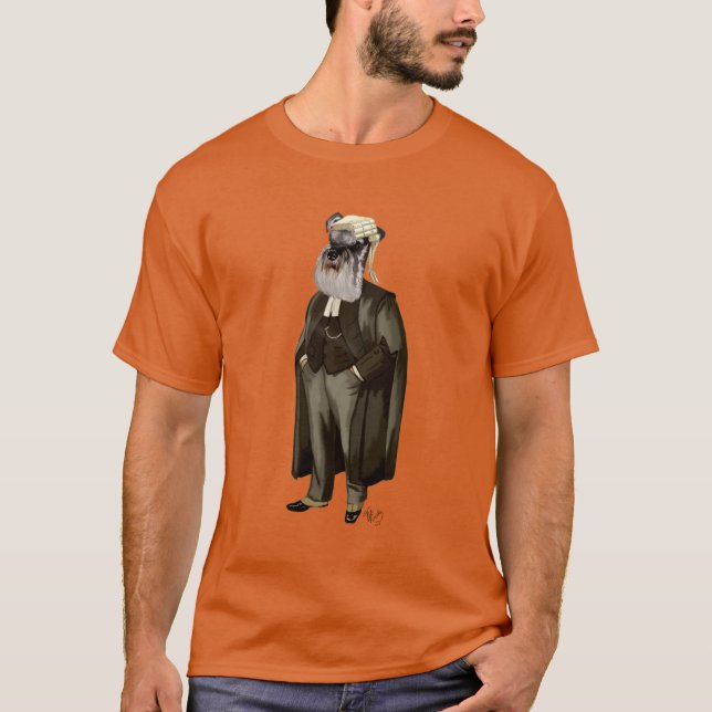 T-shirts Schnauzer Lawyer (Frente)