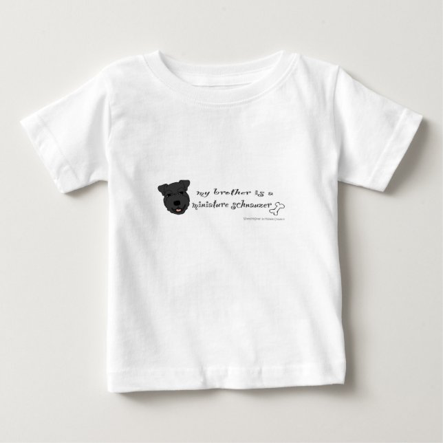 T-shirts schnauzer miniatura (Frente)