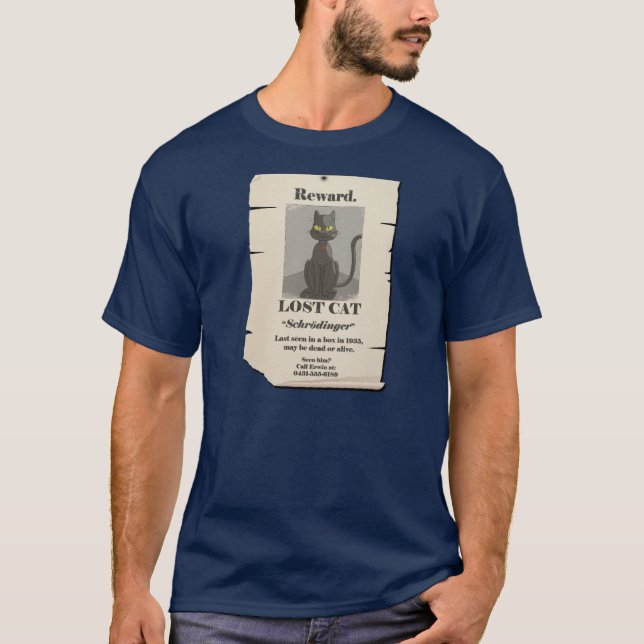 T-shirts Schrodinger's cat (Frente)
