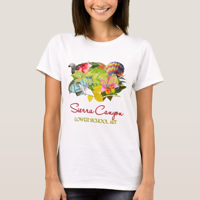 T-shirts SCLSA - Topo do Tanque Básico das Mulheres (Frente)