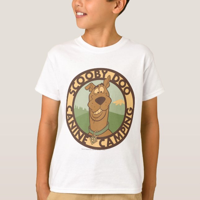 T-shirts Scooby-Doo "Canine Camping" (Frente)