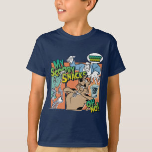 T-shirts Scooby-Doo "meus petiscos de Scooby "