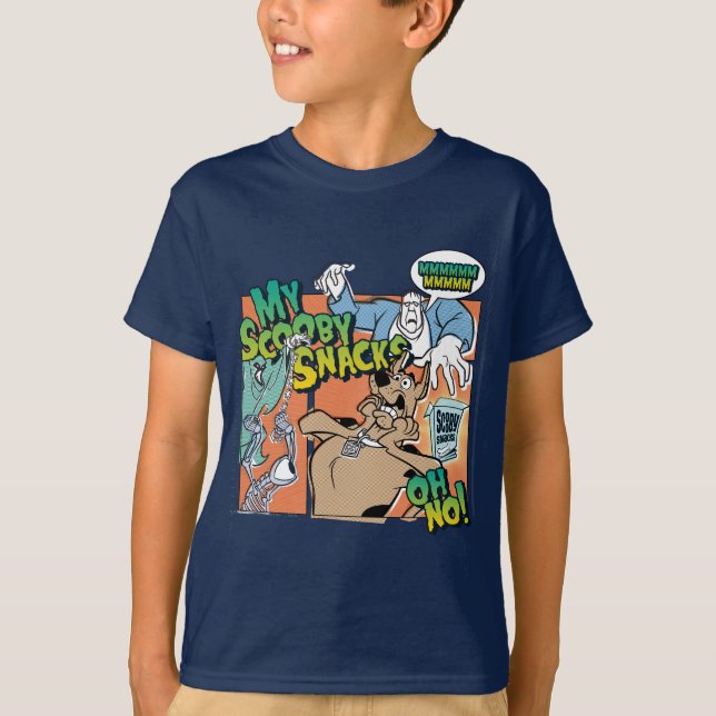 T-shirts Scooby-Doo "My Scooby Snacks" (Frente)