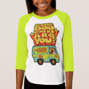 T-shirts Scooby-Doo "onde está você?" Desenhos animados