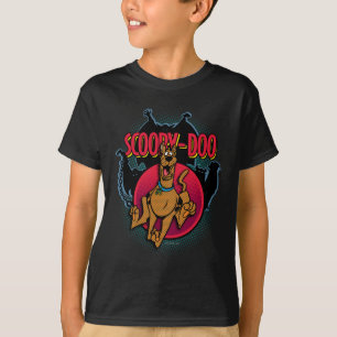 T-shirts Scooby-Doo que funciona dos fantasmas gráficos