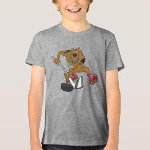T-shirts Scooby-Doo que joga o hóquei