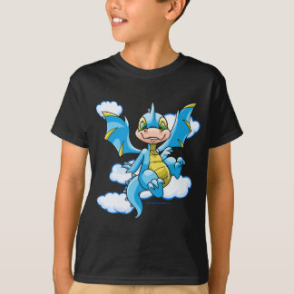 T-shirts Scorchio azul com sua cabeça nas nuvens