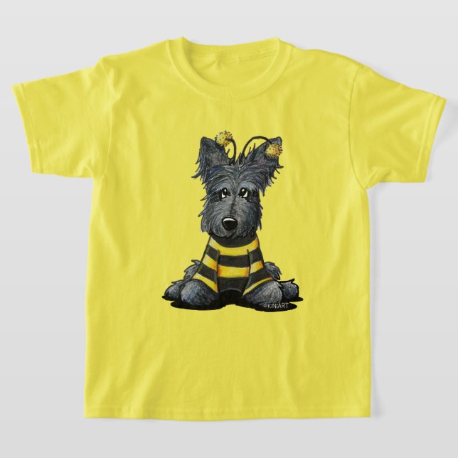 T-shirts Scottie Dog Bee (Postura )
